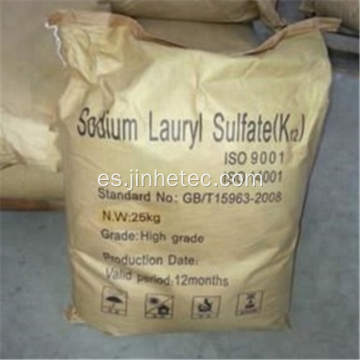Aguja de polvo blanco SLS sodio eluril sulfato K12